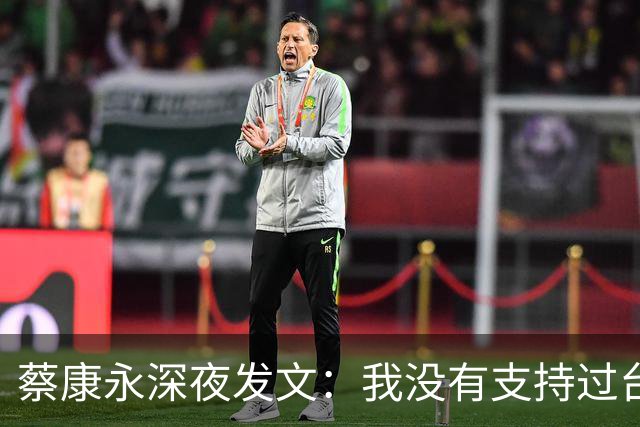 蔡康永深夜发文：我没有支持过台独
